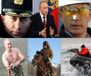 пазл второго президента России Владимира Путина президентом после распада Советского Союза